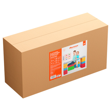 Deska Dydaktyczna z Klockami (zestaw duży)