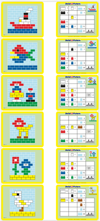 Little Architect - Build a Picture 900 el. Klocki konstrukcyjne