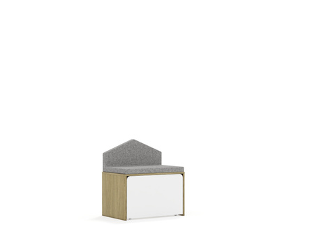 Skrzynia Blox Base 70 1P z siedziskiem tapicerowanym 706x466x480