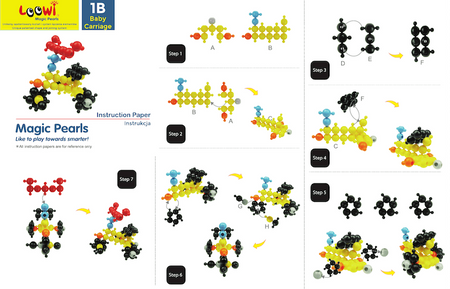 Klocki kulki Loowi - Zestaw edukacyjny 525 el.