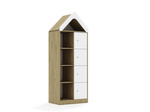 Regał Blox Base 70 4PP 4F1 z daszkiem 706x466x1927