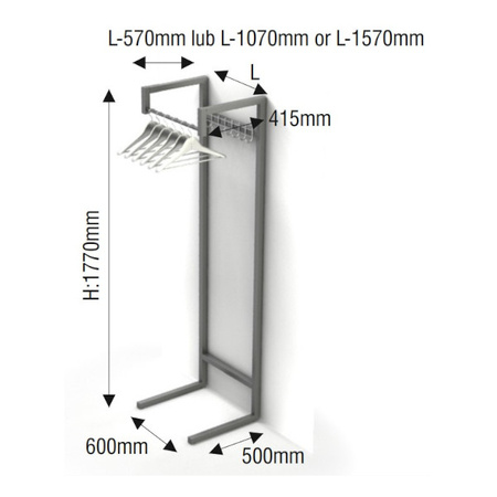 Profesjonalny wieszak Y10