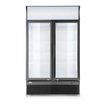 Witryna chłodnicza z podświetlanym panelem 2-drzwiowa 750 l