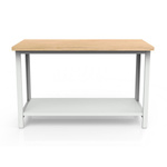 Stół warsztatowy 2-modułowy z jedną półką W-P2