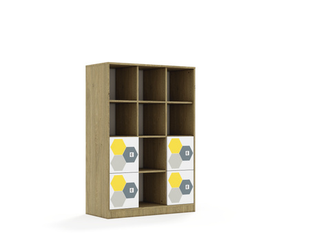 Regał Blox Hex 110 4PP 4F1 1049x466x1517