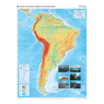 Ameryka Południowa - mapa fizyczna