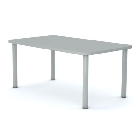 Zestaw 1x Stół SMART Prostokąt 120cm rozmiar + 4x krzesło CLASSIC- rozmiar 0