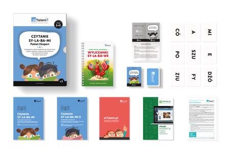 mTalent Czytanie SY-LA-BA-MI Pakiet Ekspert