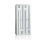 Szafa ubraniowa BHP 4-drzwiowa ( typ L) perforowana