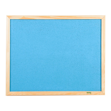 Tablica korkowa barwiona w ramie drewnianej