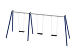 Huśtawka potrójna metal Quadro/ bez zawiesi