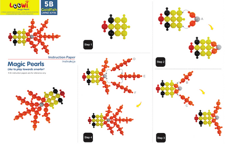 Klocki kulki Loowi - Zestaw edukacyjny 525 el.