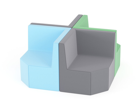 Zestaw puf Tobo Light 19