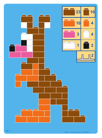 Little Architect - ArchiPets 630 el. - Klocki edukacyjne