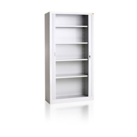 Szafa biurowa czteropółkowa z drzwiami żaluzjowymi