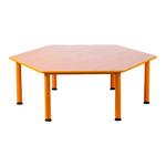 Stół przedszkolny Domino sześciokątny