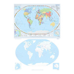 DUO Świat polityczny / konturowy ćwiczeniowy (2018) - dwustronna