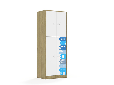 Szafa Blox Houses 70 5P 2F3/2F2 706x466x1869
