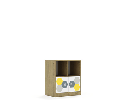Szafa Blox Hex 70 2PP 2F1 706x466x813 - wariant 1