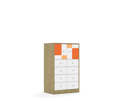 Regał Blox Pastel 70 3PP 2F1 8SB 706x466x1165 