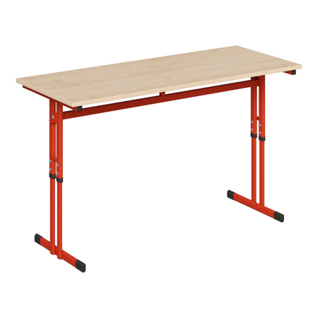 Ławka szkolna Reks 2-os. z regulacją wysokości