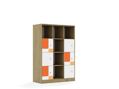 Regał Blox Pastel 110 4PP 6F1 1049x466x1517 - wariant 2