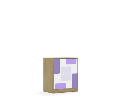 Szafa Blox Pastel 70 2P 2F2 706x466x813