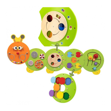 Drewniana Tablica Gąsienica