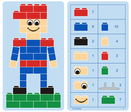 Little Architect - ArchiMates 630 el. - Klocki edukacyjne