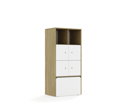 Regał Blox Base 70 4PP 4F1 ze skrzynią 706x466x1517 