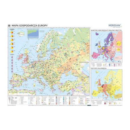 Europa - Mapa gospodarcza 