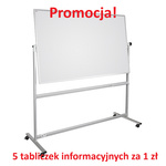 Tablica obrotowa biała - pow. lakierowana  + 5x Tabliczka informacyjna za 1 zł
