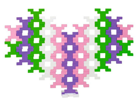 Klocki Incastro Colors Mini Pink 40 el.