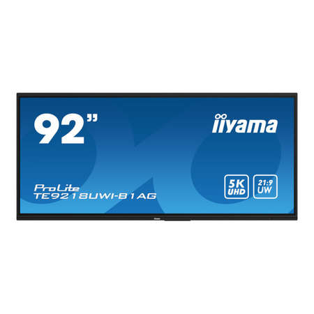 Ultraszeroki monitor interaktywny iiyama TE9218UWI-B1AG 92" Android 13 8gb ram  21:9