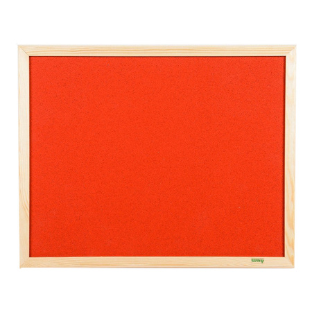 Tablica korkowa barwiona w ramie drewnianej