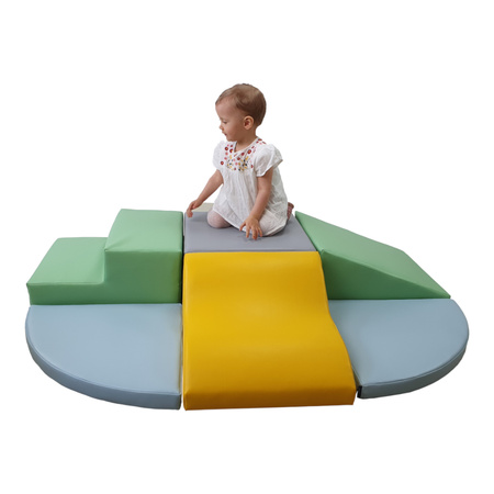 Zestaw wyspa malucha - kształtki rehabilitacyjne