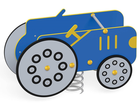 Sprężynowiec Traktor na podstawie metalowej