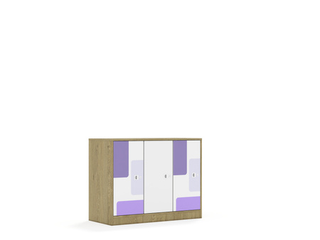 Szafa Blox Pastel 110 2PP 3F2 1049x466x813 