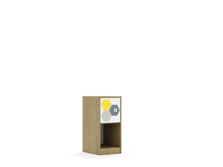 Regał Blox Hex 40 2P 1F1 363x466x813 - wariant 2