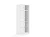 Regał Blox Base 70 5PP 5F1 706x466x1869 korpus biały/5x front biały - wariant 2