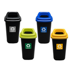 Zestaw 4 koszy do segregacji 28l