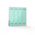 Szafka szkolna 4-drzwiowa, 4 kolumny