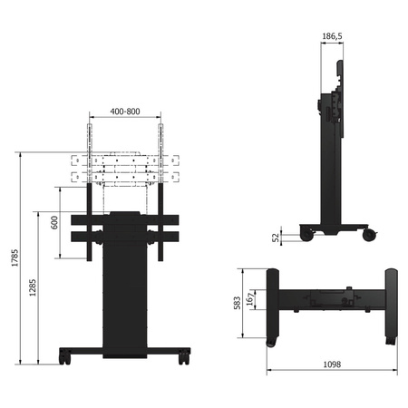Stojak Elektryczny Mobilny MOBILIFT PREMIUM 500 EU