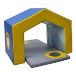 Tunel piankowy DOMEK z materacem - kształtka rehabilitacyjna