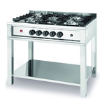 Kuchenka gazowa - 5-palnikowa Kitchen Line na podstawie otwartej