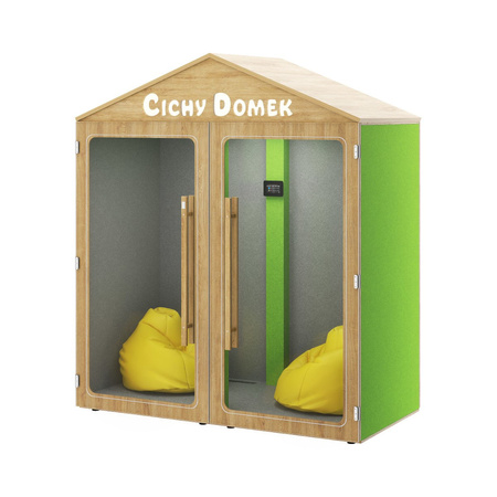 Cichy Domek - opcja z 2 pufami