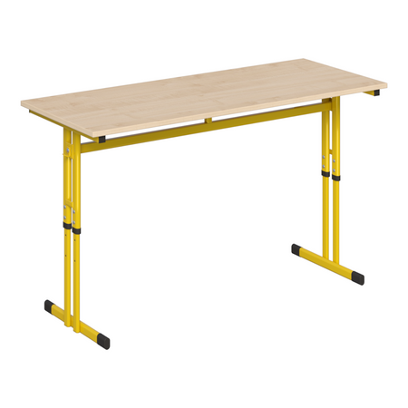 Ławka szkolna Reks 2-os. z regulacją wysokości