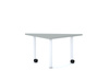 Stół MOVE Trójkąt 750x750x1060 stelaż biały/blat szary rozmiar 4