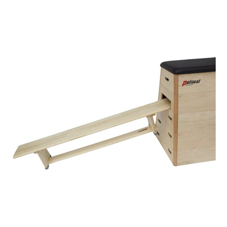 Ławka gimnastyczna drewniana z nogami ze sklejki liściastej