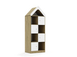 Regał Blox Base 70 4PP 4F1 z daszkiem 706x466x1927